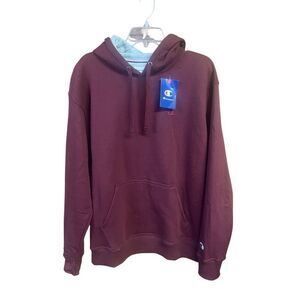 Champion Men’s Hoodie sweatshirt Sz L maroon NWT